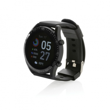 Logo trade promotional products image of: RCS recycled TPU Fit Watch round