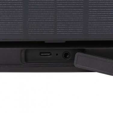 Logo trade advertising product photo of: Skywave RCS recycled plastic solar speaker 12W