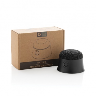 Logotrade promotional product picture of: Magtune RCS recycled plastic magnetic 5W speaker