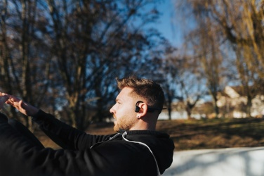 Logo trade corporate gift photo of: Urban Vitamin Glendale RCS rplastic air conductive headphone