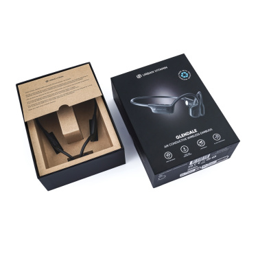 Logo trade corporate gift photo of: Urban Vitamin Glendale RCS rplastic air conductive headphone