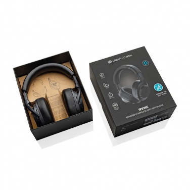 Logotrade promotional items photo of: Irvine RCS recycled and repairable ANC wireless headphone