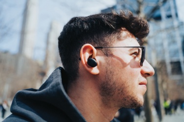 Logotrade promotional merchandise image of: Lakewood RCS recycled and repairable wireless earbuds