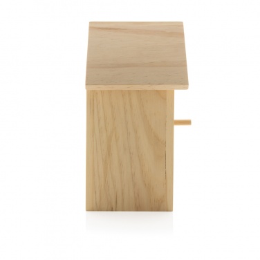 Logo trade promotional giveaways picture of: Wooden birdhouse