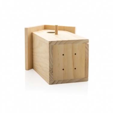 Logo trade promotional giveaway photo of: Wooden birdhouse