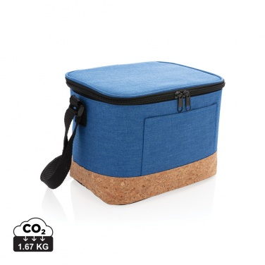 Logotrade promotional giveaway image of: Two tone cooler bag with cork detail