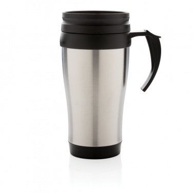 Logo trade promotional giveaways image of: Stainless steel mug