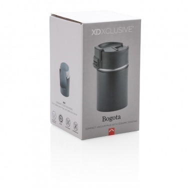 Logo trade advertising product photo of: Bogota compact vacuum mug with ceramic coating