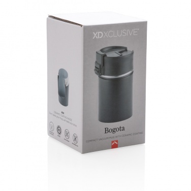 Logo trade promotional gift photo of: Bogota compact vacuum mug with ceramic coating