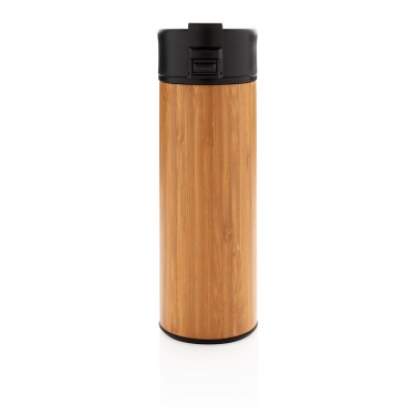 Logotrade promotional product picture of: Bogota vacuum bamboo coffee mug