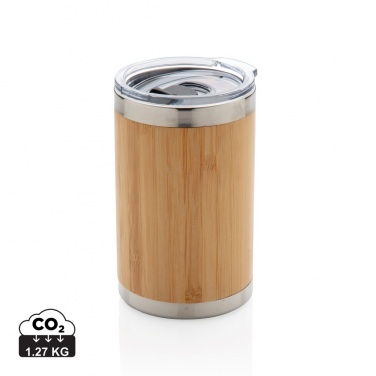 Logo trade advertising products picture of: Bamboo coffee to go tumbler