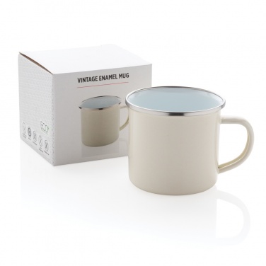 Logo trade promotional merchandise photo of: Vintage enamel mug