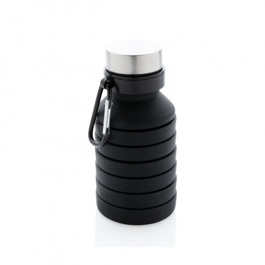 Logotrade promotional merchandise picture of: Leakproof collapsible silicone bottle with lid