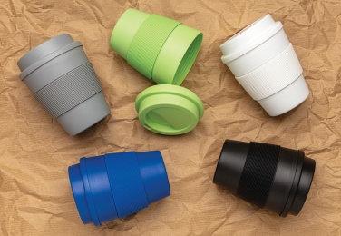 Logo trade promotional merchandise picture of: Reusable Coffee cup with screw lid 350ml
