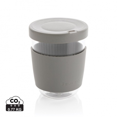 Logotrade promotional gift image of: Ukiyo borosilicate glass with silicone lid and sleeve