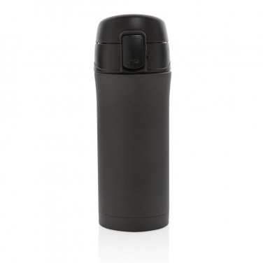 Logo trade promotional gifts image of: Metallic easy lock vacuum mug