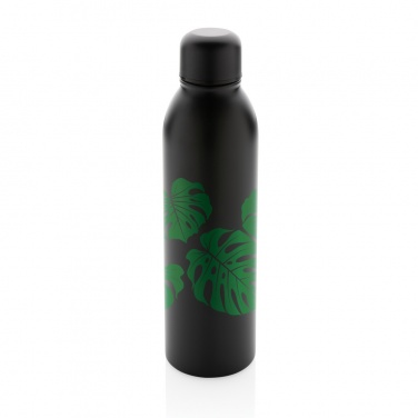 Logo trade promotional gifts picture of: RCS Recycled stainless steel vacuum bottle 500ML