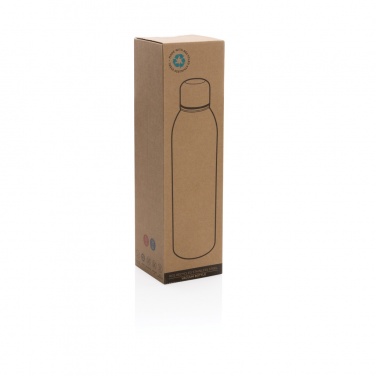 Logo trade corporate gift photo of: RCS Recycled stainless steel vacuum bottle 500ML