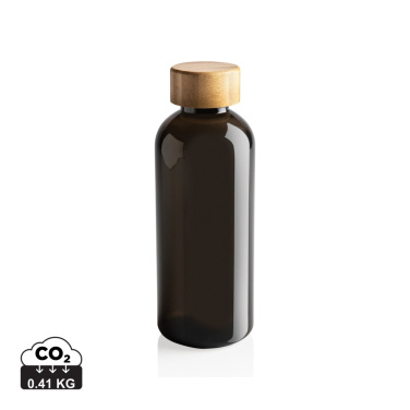 Logo trade promotional gifts image of: RCS RPET bottle with bamboo lid