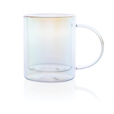 Logotrade business gifts photo of: Deluxe double wall electroplated glass mug