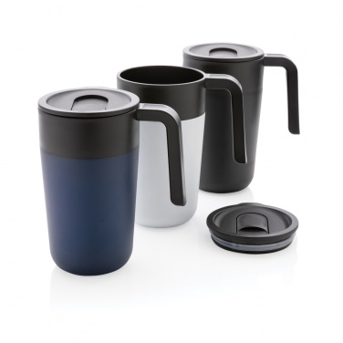 Logo trade advertising products picture of: GRS Recycled PP and SS mug with handle