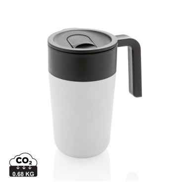 Logo trade advertising product photo of: GRS Recycled PP and SS mug with handle