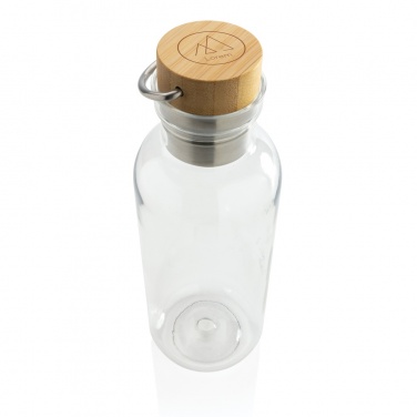 Logotrade advertising product picture of: RCS RPET bottle with bamboo lid and handle