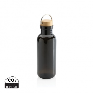 Logo trade promotional gifts picture of: RCS RPET bottle with bamboo lid and handle