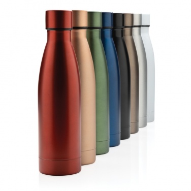 Logo trade promotional merchandise photo of: RCS Recycled stainless steel solid vacuum bottle
