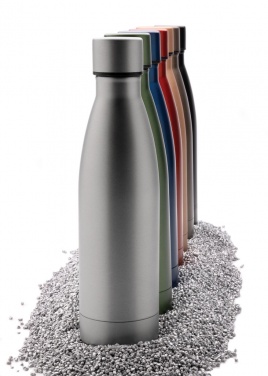 Logotrade promotional items photo of: RCS Recycled stainless steel solid vacuum bottle