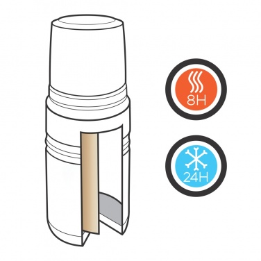 Logotrade corporate gift picture of: Swiss Peak Elite 0.5L copper vacuum flask