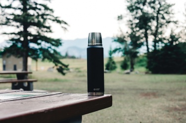 Logo trade promotional merchandise image of: Swiss Peak Elite 1L copper vacuum flask