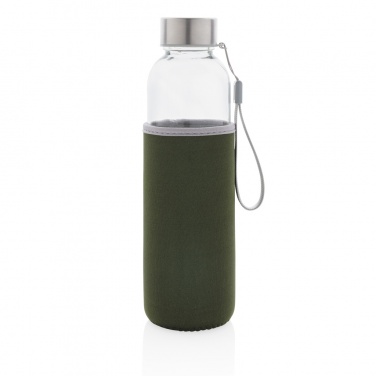 Logo trade corporate gifts picture of: Glass bottle with neoprene sleeve