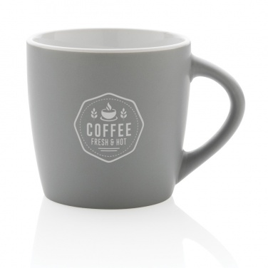 Logo trade promotional items image of: Ceramic mug with coloured inner 300ml