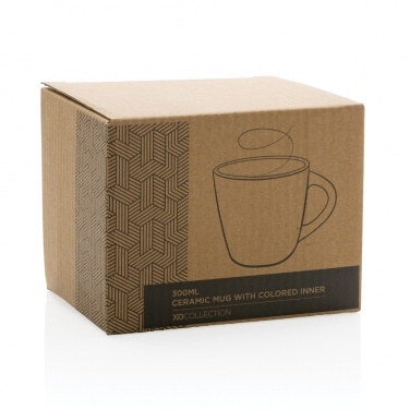 Logotrade corporate gift picture of: Ceramic mug with coloured inner 300ml