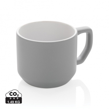 Logo trade promotional products image of: Ceramic modern mug 350ml