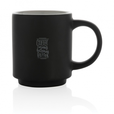 Logotrade promotional product image of: Ceramic stackable mug 180ml
