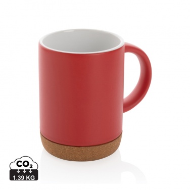 Logotrade promotional product image of: Ceramic mug with cork base 280ml