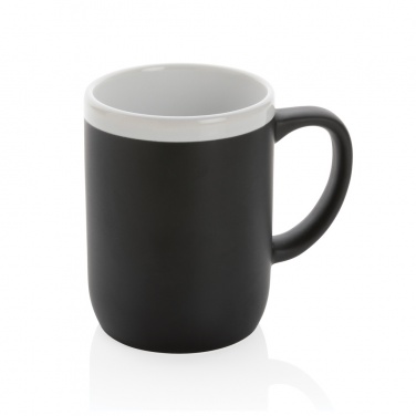 Logo trade advertising product photo of: Ceramic mug with white rim 300ml