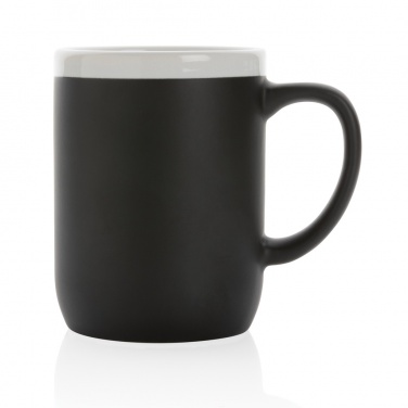 Logo trade advertising products picture of: Ceramic mug with white rim 300ml