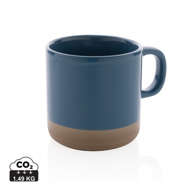 Logo trade advertising products image of: Glazed ceramic mug 360ml