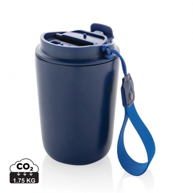 Logotrade promotional items photo of: Cuppa RCS re-steel vacuum tumbler with lanyard