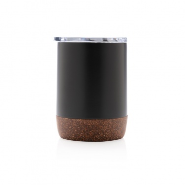 Logo trade promotional items image of: RCS Re-steel cork small vacuum coffee mug