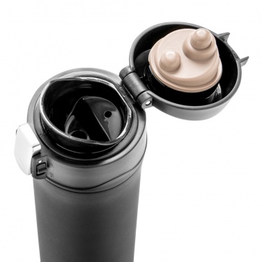Logo trade promotional products image of: RCS Recycled stainless steel easy lock vacuum mug