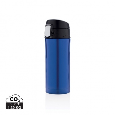 Logo trade promotional merchandise photo of: RCS Recycled stainless steel easy lock vacuum mug