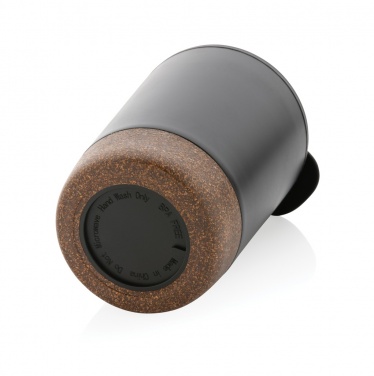 Logo trade promotional gifts image of: GRS RPP stainless steel cork coffee tumbler