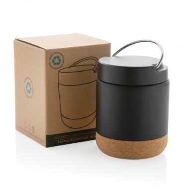 Logo trade promotional products picture of: Savory RCS certified recycled stainless steel foodflask