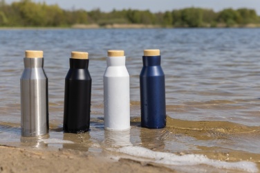 Logo trade promotional giveaways image of: Gaia RCS certified recycled stainless steel vacuum bottle