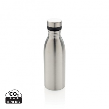 Logo trade promotional products picture of: RCS Recycled stainless steel deluxe water bottle