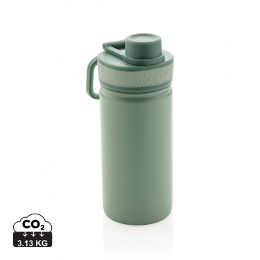 Logo trade advertising product photo of: Vacuum stainless steel bottle with sports lid 550ml